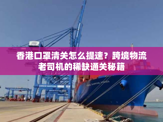 香港口罩清关怎么提速？跨境物流老司机的稀缺通关秘籍