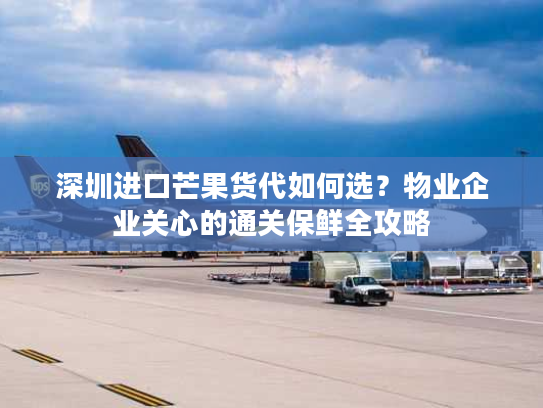深圳进口芒果货代如何选?物业企业关心的通关保鲜全攻略 深圳进口芒果货代如何选?物业企业关心的通关保鲜全攻略
