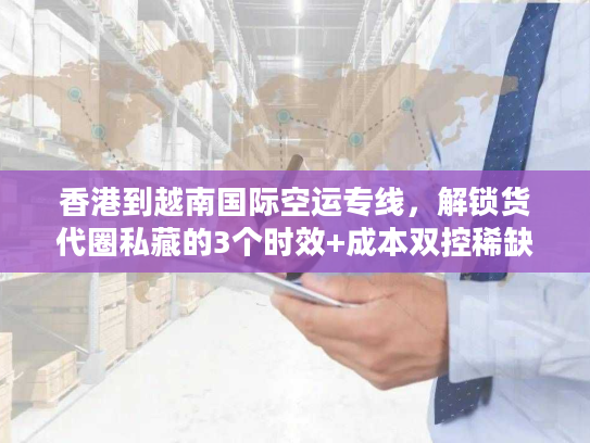 香港到越南国际空运专线，解锁货代圈私藏的3个时效+成本双控稀缺技巧