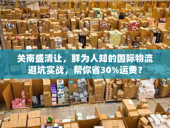 关南盛清让，鲜为人知的国际物流避坑实战，帮你省30%运费？
