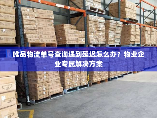 唯品物流单号查询遇到延迟怎么办？物业企业专属解决方案