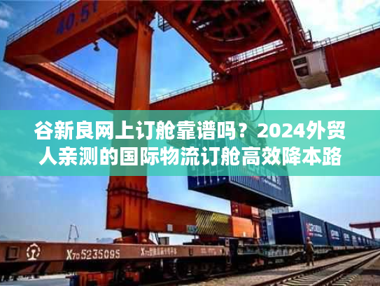 谷新良网上订舱靠谱吗？2024外贸人亲测的国际物流订舱高效降本路径