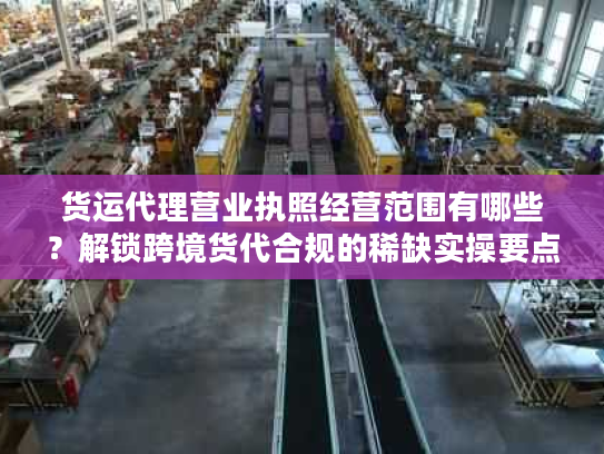货运代理营业执照经营范围有哪些？解锁跨境货代合规的稀缺实操要点