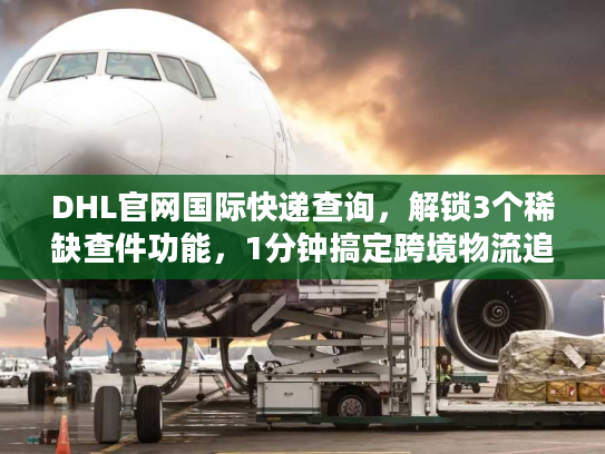 DHL官网国际快递查询，解锁3个稀缺查件功能，1分钟搞定跨境物流追踪