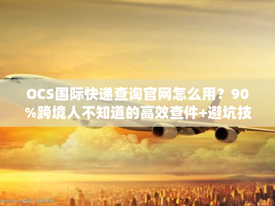 OCS国际快递查询官网怎么用？90%跨境人不知道的高效查件+避坑技巧