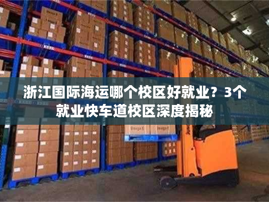 浙江国际海运哪个校区好就业？3个就业快车道校区深度揭秘