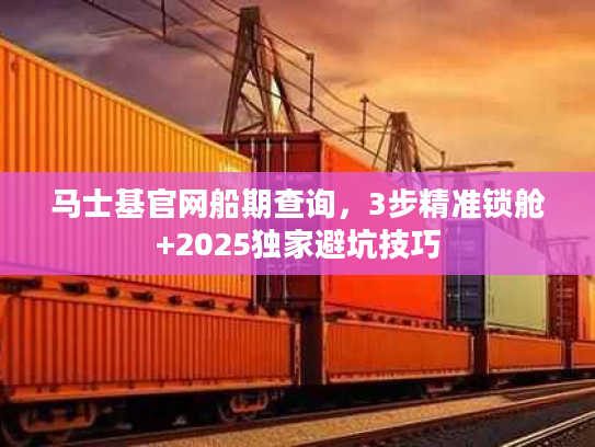 马士基官网船期查询，3步精准锁舱+2025独家避坑技巧