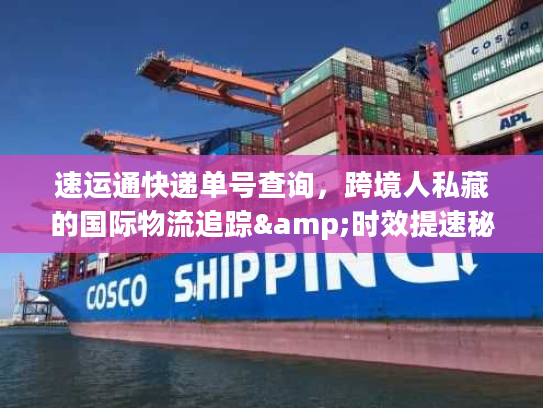 速运通快递单号查询，跨境人私藏的国际物流追踪&时效提速秘籍