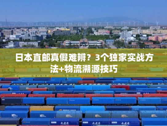 日本直邮真假难辨？3个独家实战方法+物流溯源技巧