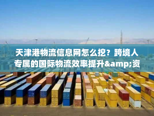 天津港物流信息网怎么挖？跨境人专属的国际物流效率提升&资源对接秘籍