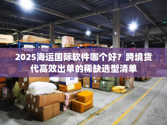 2025海运国际软件哪个好？跨境货代高效出单的稀缺选型清单