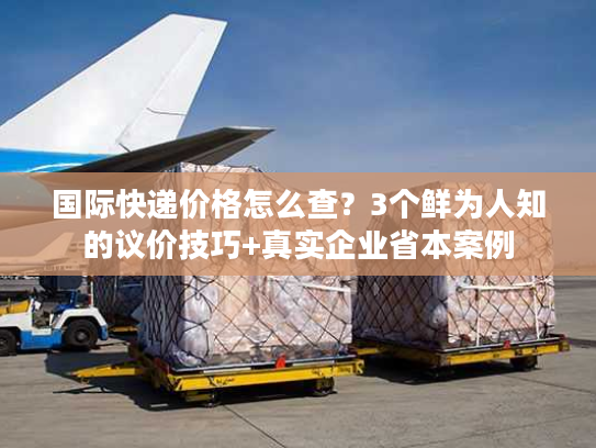 国际快递价格怎么查？3个鲜为人知的议价技巧+真实企业省本案例