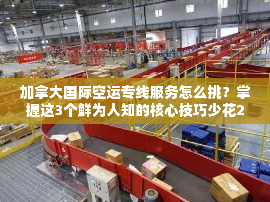 加拿大国际空运专线服务怎么挑？掌握这3个鲜为人知的核心技巧少花20%成本