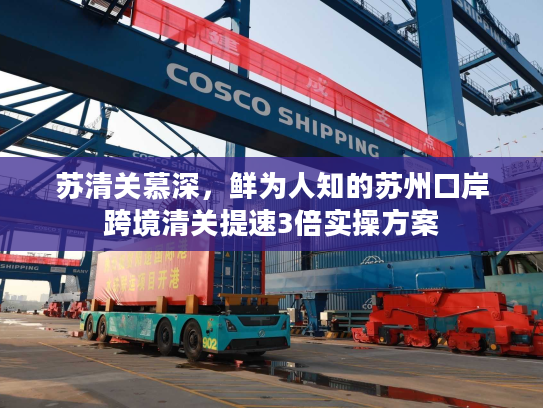 苏清关慕深,鲜为人知的苏州口岸跨境清关提速3倍实操方案 苏清关慕深,鲜为人知的苏州口岸跨境清关提速3倍实操方案