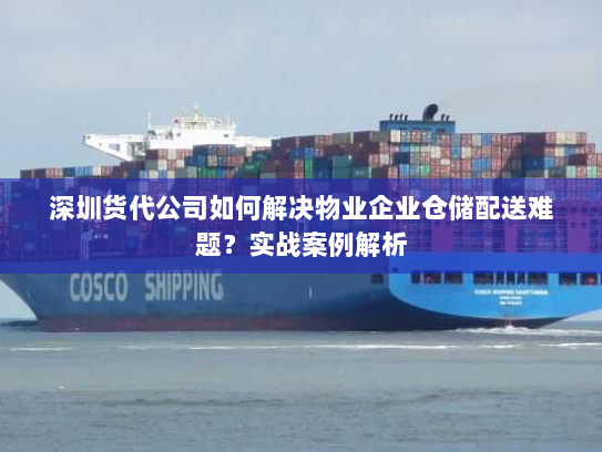 深圳货代公司如何解决物业企业仓储配送难题?实战案例解析 深圳货代公司如何解决物业企业仓储配送难题?实战案例解析