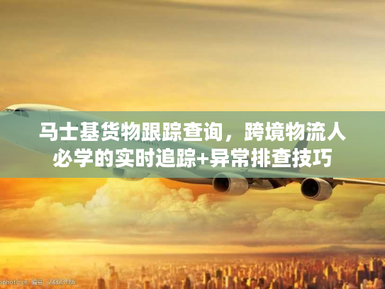 马士基货物跟踪查询，跨境物流人必学的实时追踪+异常排查技巧