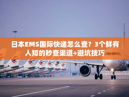 日本EMS国际快递怎么查？3个鲜有人知的秒查渠道+避坑技巧