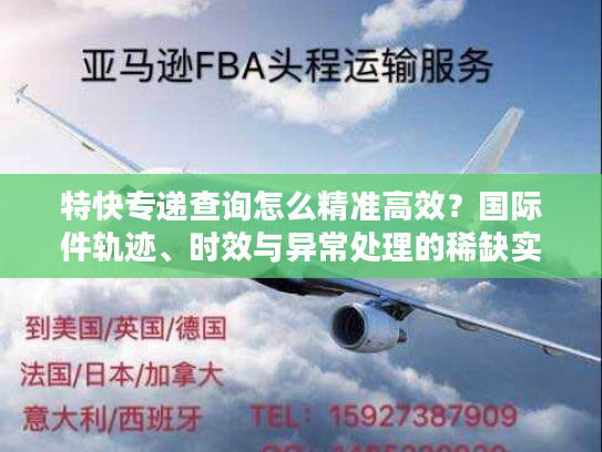 特快专递查询怎么精准高效？国际件轨迹、时效与异常处理的稀缺实操方案