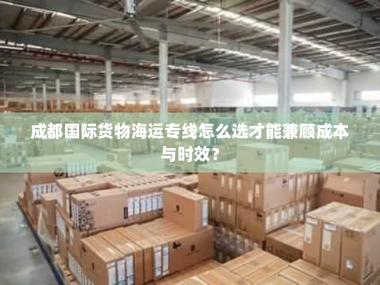 成都国际货物海运专线怎么选才能兼顾成本与时效？