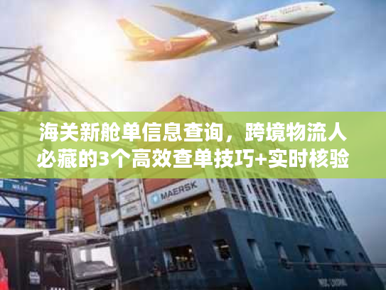 海关新舱单信息查询,跨境物流人必藏的3个高效查单技巧+实时核验妙招 海关新舱单信息查询,跨境物流人必藏的3个高效查单技巧+实时核验妙招