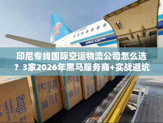 印尼专线国际空运物流公司怎么选？3家2026年黑马服务商+实战避坑绝招