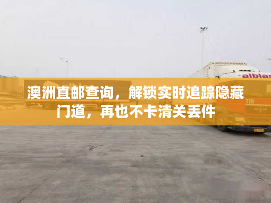 澳洲直邮查询，解锁实时追踪隐藏门道，再也不卡清关丢件