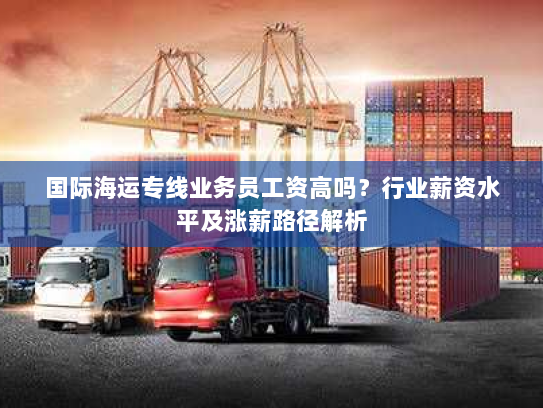 国际海运专线业务员工资高吗？行业薪资水平及涨薪路径解析