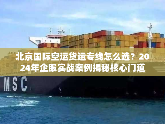 北京国际空运货运专线怎么选？2024年企服实战案例揭秘核心门道