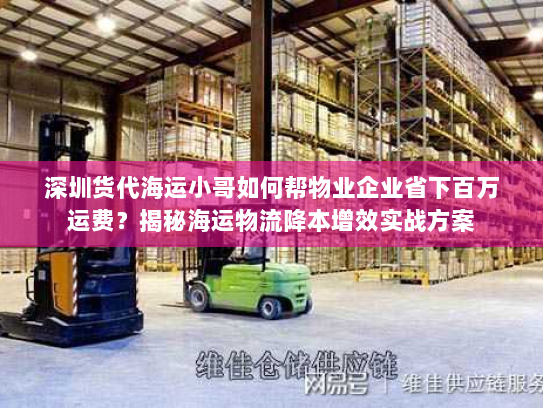 深圳货代海运小哥如何帮物业企业省下百万运费？揭秘海运物流降本增效实战方案