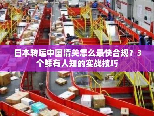 日本转运中国清关怎么最快合规？3个鲜有人知的实战技巧