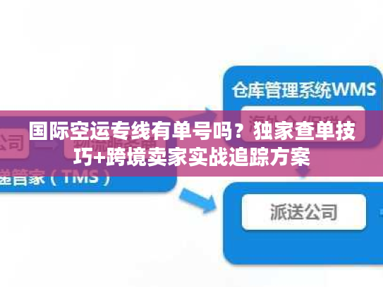 国际空运专线有单号吗？独家查单技巧+跨境卖家实战追踪方案