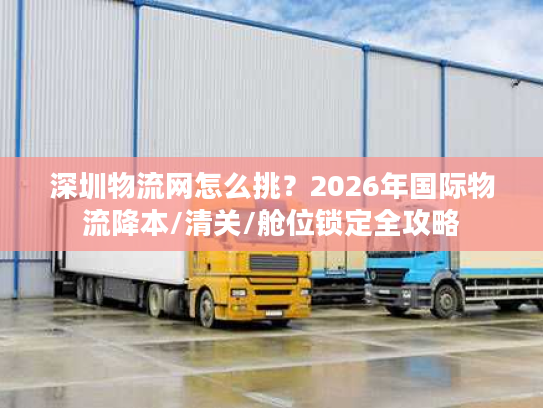 深圳物流网怎么挑？2026年国际物流降本/清关/舱位锁定全攻略
