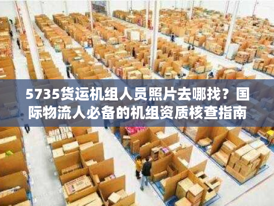 5735货运机组人员照片去哪找？国际物流人必备的机组资质核查指南