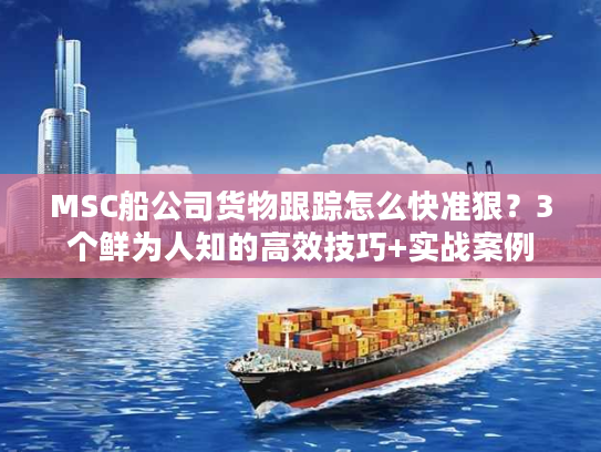 MSC船公司货物跟踪怎么快准狠？3个鲜为人知的高效技巧+实战案例