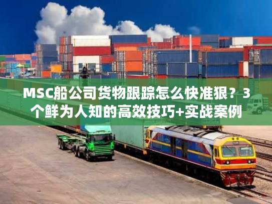 MSC船公司货物跟踪怎么快准狠？3个鲜为人知的高效技巧+实战案例