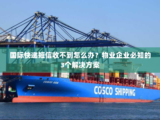 国际快递短信收不到怎么办？物业企业必知的3个解决方案