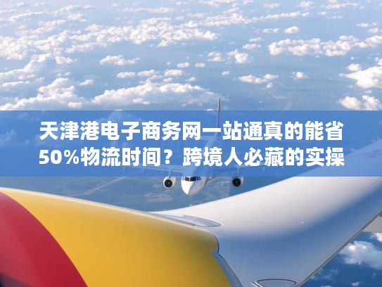 天津港电子商务网一站通真的能省50%物流时间？跨境人必藏的实操干货