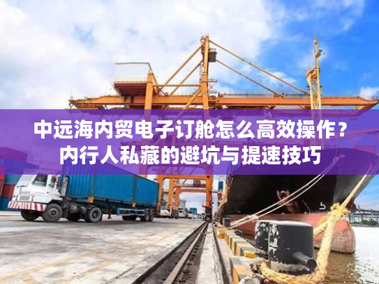 中远海内贸电子订舱怎么高效操作?内行人私藏的避坑与提速技巧 中远海内贸电子订舱怎么高效操作?内行人私藏的避坑与提速技巧