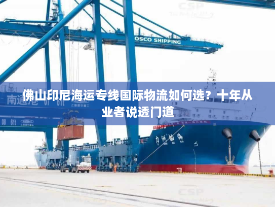 佛山印尼海运专线国际物流如何选?十年从业者说透门道 佛山印尼海运专线国际物流如何选?十年从业者说透门道