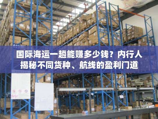 国际海运一趟能赚多少钱？内行人揭秘不同货种、航线的盈利门道