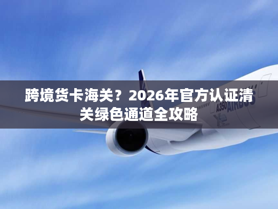 跨境货卡海关？2026年官方认证清关绿色通道全攻略