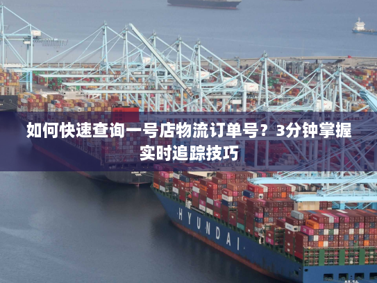 如何快速查询一号店物流订单号?3分钟掌握实时追踪技巧 如何快速查询一号店物流订单号?3分钟掌握实时追踪技巧