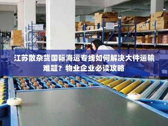 江苏散杂货国际海运专线如何解决大件运输难题?物业企业必读攻略 江苏散杂货国际海运专线如何解决大件运输难题?物业企业必读攻略
