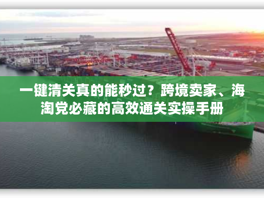 一键清关真的能秒过?跨境卖家、海淘党必藏的高效通关实操手册 一键清关真的能秒过?跨境卖家、海淘党必藏的高效通关实操手册