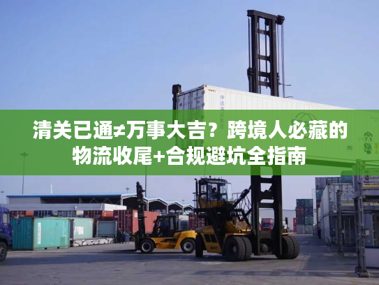 清关已通≠万事大吉？跨境人必藏的物流收尾+合规避坑全指南