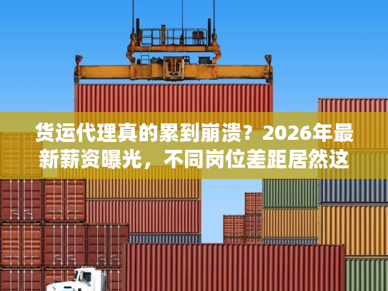 货运代理真的累到崩溃？2026年最新薪资曝光，不同岗位差距居然这么大！