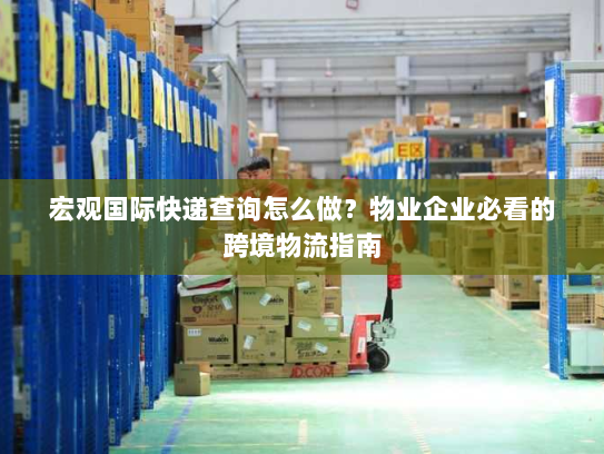 宏观国际快递查询怎么做？物业企业必看的跨境物流指南