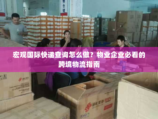 宏观国际快递查询怎么做？物业企业必看的跨境物流指南