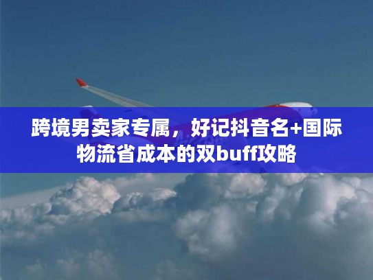 跨境男卖家专属，好记抖音名+国际物流省成本的双buff攻略
