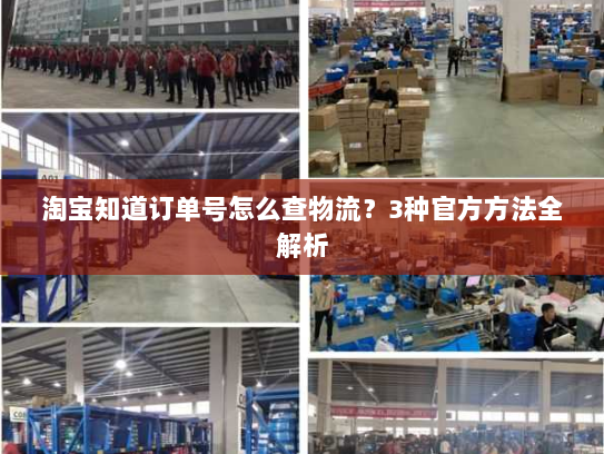 淘宝知道订单号怎么查物流?3种官方方法全解析 淘宝知道订单号怎么查物流?3种官方方法全解析